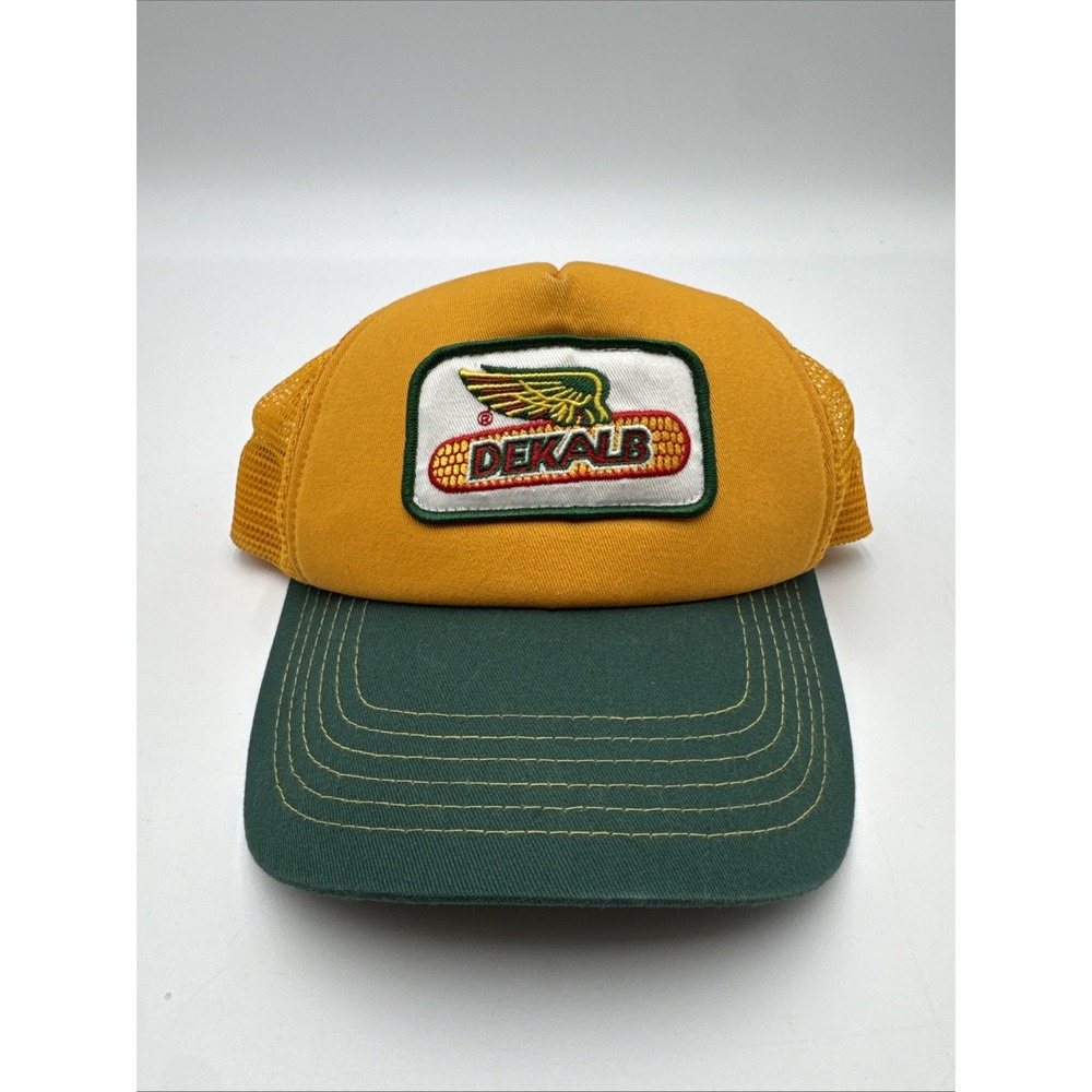 Vintage DeKalb Trucker Hat Snapback 1990s Swingster  Farming Planting Ag Cap
